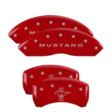 Load image into Gallery viewer, MGP CALIPER COVER 10198SMBPRD 10-14 Mustang Base Caliper Covers Red