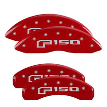Load image into Gallery viewer, MGP CALIPER COVER 10239SF16RD Set of 4 Caliper Covers Engraved Front and Rear