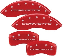 MGP CALIPER COVER 13007SCV5RD 97- Corvette C5/C6 Caliper Covers Red