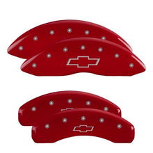 Load image into Gallery viewer, MGP CALIPER COVER 14252SBOWRD Set of 4 Caliper Covers Engraved Front and Rear