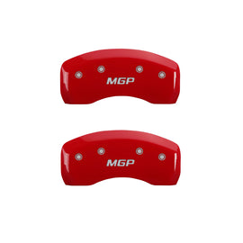 MGP CALIPER COVER 23197SMGPRD MGP Caliper Cover Kit for Mercedes-Benz C-Class & E-Class (2010-2017) with Red Powder Coat - Part Number 23197SMGPRD