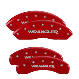 MGP CALIPER COVER 42007SWRGRD 07-   Wrangler Caliper Covers Red