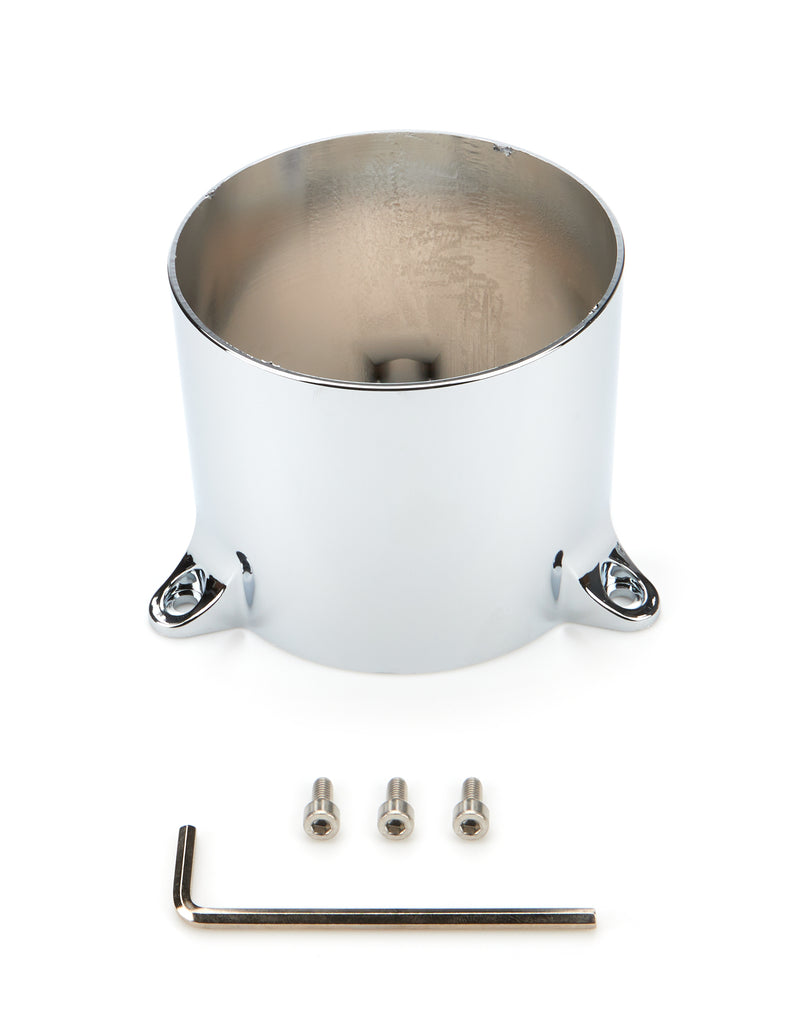 MICKEY THOMPSON 224400047 Mickey Thompson Classic III Wheel Center Cap - Bolt-On Open End - 4.37 Inches OD - Polished Plastic