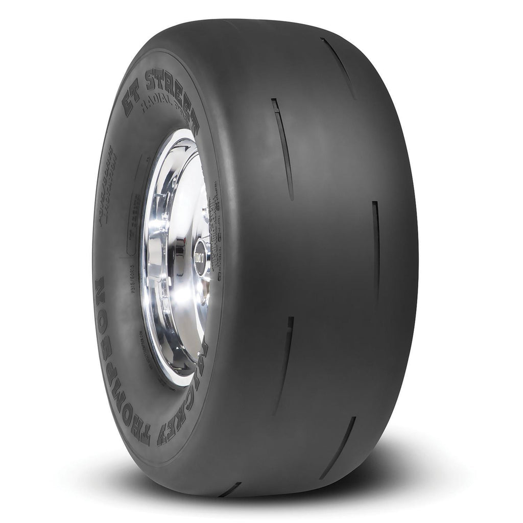 MICKEY THOMPSON 315018015 Mickey Thompson P315/60R15 ET Street Radial Tire - R2 Compound, DOT Approved, Black Sidewall