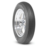 MICKEY THOMPSON 365066020 Mickey Thompson 365066020 ET Front Drag Tire, 27.5 x 4.0-17 Bias-Ply, White Letter Sidewall