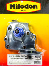 Load image into Gallery viewer, MILODON 21215 Billet Oil Pump Cover &amp; Filter Boss - Wedge