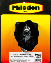 MILODON 21814 Billet Aluminum H/V Oil Pump - BBM