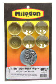 MILODON 34041 BBM Brass Freeze Plug Kit