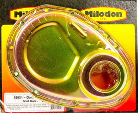 MILODON 65501 SBC Timing Cover - Gold