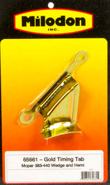 MILODON 65661 BBM Timing Tab - Gold