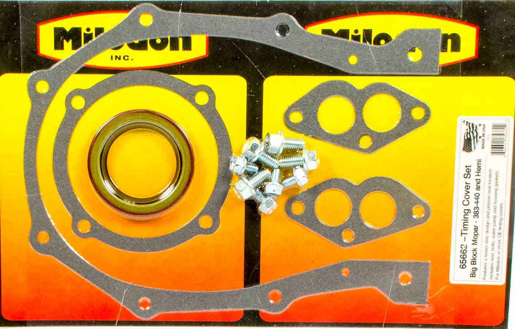 MILODON 65662 BBM Timing Cover Installation Kit