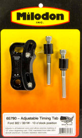 MILODON 65780 SBF Timing Pointer - 302-351W 10 O'Clock