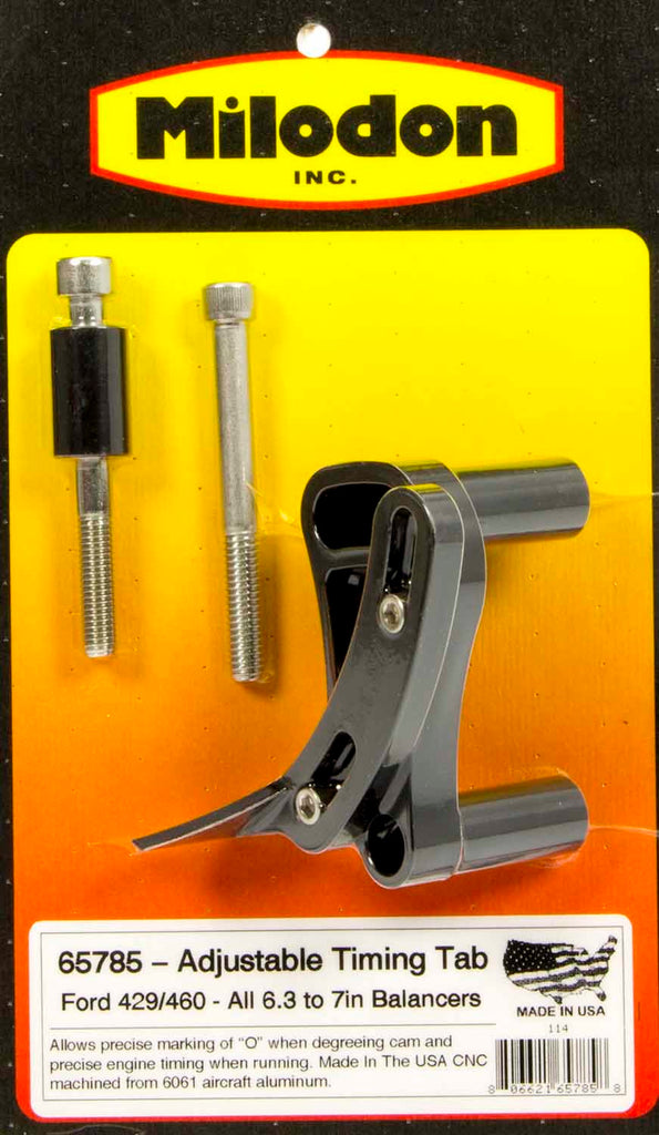 MILODON 65785 BBF Timing Pointer - 429-460 All Balancers