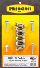 MILODON 85001 Oil Pan Bolt Kit - GM LS Series