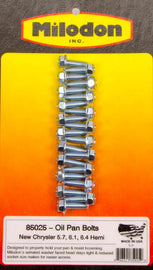 MILODON 85025 Oil Pan Bolt Kit - 5.7/6.1L Hemi