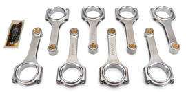 MOLNAR TECHNOLOGIES CH6125NLB-T8-A MOLNAR TECHNOLOGIES 6.125 inch H-Beam Connecting Rod Set for Small Block Chevy – Power Adder Series, Part CH6125NLB-T8-A