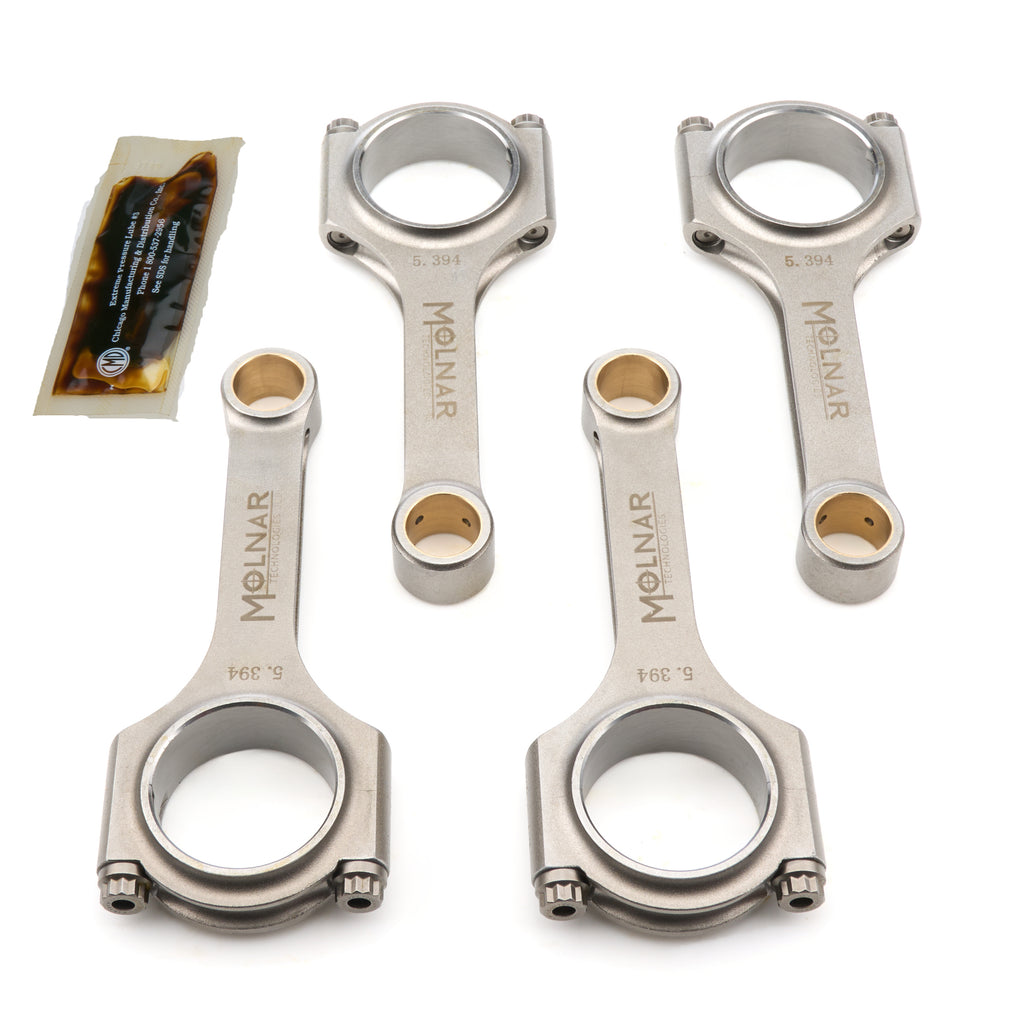 MOLNAR TECHNOLOGIES HH5394CEB4-A MOLNAR TECHNOLOGIES H-Beam Connecting Rod Set for Honda B-Series - Part HH5394CEB4-A