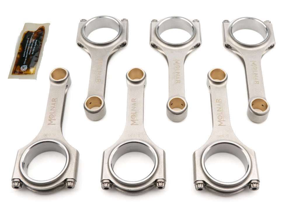 MOLNAR TECHNOLOGIES TH5590MFB6-A MOLNAR Technologies 5.590 in H-Beam Connecting Rod Set for Toyota 2JZ-GTE, Part Number TH5590MFB6-A