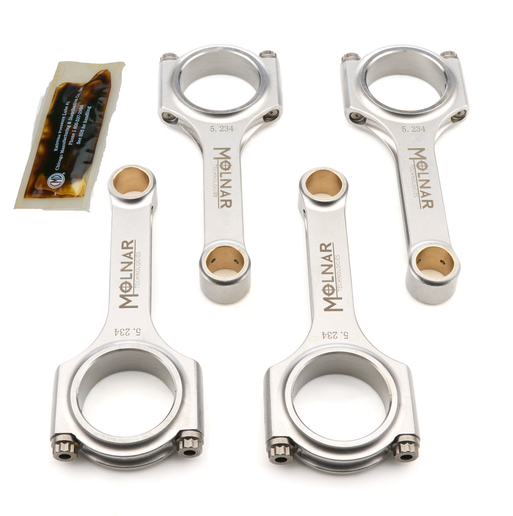 MOLNAR TECHNOLOGIES ZH5234CCB4-A MOLNAR Technologies 5.234 in H-Beam Connecting Rod Set for Mazda MX-5 B6/BP