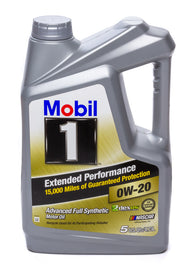 MOBIL 1 120903-1 0w20 EP Oil 5 Qt Bottle Dexos