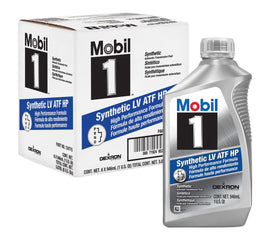 MOBIL 1 124715 Mobil 1 Synthetic LV ATF HP Case 6 x 1 Quart