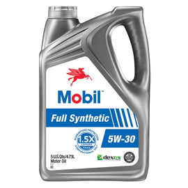 MOBIL 1 125198 Full Synthetic Oil 5w30 Case 3 x 5 Quart Bottles