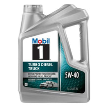 Load image into Gallery viewer, MOBIL 1 127097-1 5w40 Turbo Diesel Oil 1 Gallon