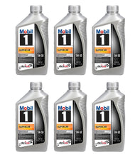 Load image into Gallery viewer, MOBIL 1 127372 Mobil 1 Supercar 5W-50 Synthetic Motor Oil, 1 Quart Bottles, Case of 6 – Part 127372