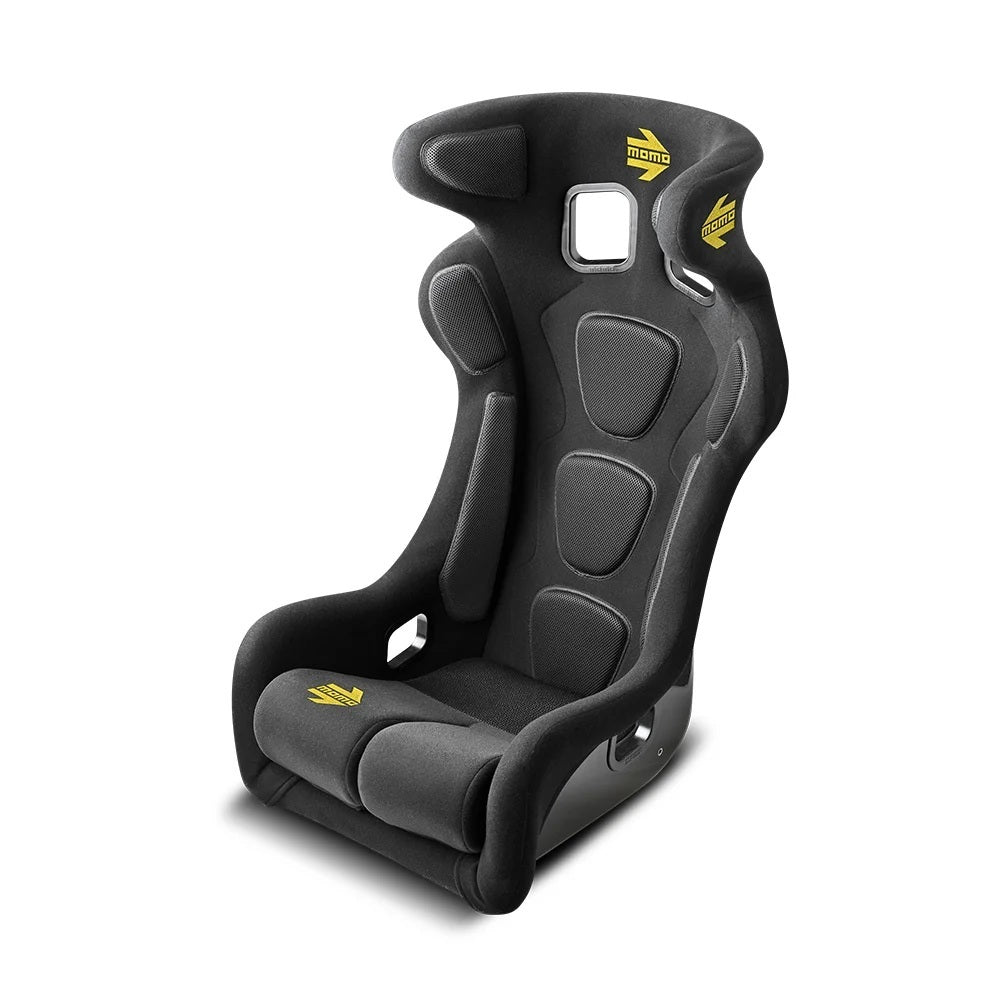 MOMO AUTOMOTIVE ACCESSORIES 1076BLK-30 MOMO Daytona EVO XL Racing Seat 1076BLK-30, Black Cloth