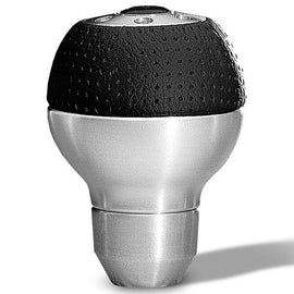 MOMO AUTOMOTIVE ACCESSORIES ALUAIR Race Airleather Shift Kn ob Airleather Brush Alum