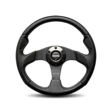 Load image into Gallery viewer, MOMO AUTOMOTIVE ACCESSORIES JET35BK0B Jet Steering Wheel Leath er / Airleather 350mm