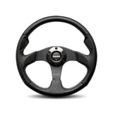 MOMO AUTOMOTIVE ACCESSORIES JET35BK0B Jet Steering Wheel Leath er / Airleather 350mm