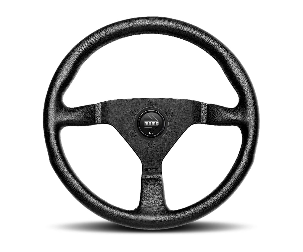 MOMO AUTOMOTIVE ACCESSORIES MCL32BK1B Monte Carlo 320 Steering Leather Black Stitch