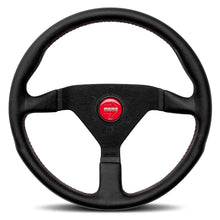 Load image into Gallery viewer, MOMO AUTOMOTIVE ACCESSORIES MCL32BK3B Monte Carlo 320 Steering Leather Red Stich