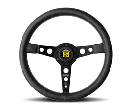 MOMO AUTOMOTIVE ACCESSORIES PRH35BK2B Prototipo Heritage Steer ing Wheel Leather Black
