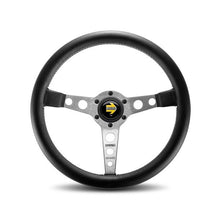 Load image into Gallery viewer, MOMO AUTOMOTIVE ACCESSORIES PRO35BK0S Prototipo Steering Wheel Leather Silver Spoke