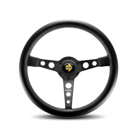 MOMO AUTOMOTIVE ACCESSORIES PRO35BK2B Prototipo Steering Wheel Black Leather