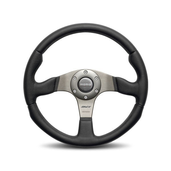 MOMO AUTOMOTIVE ACCESSORIES RCE32BK1B Race 320 Steering Wheel Leather / Airleather