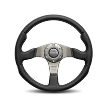 Load image into Gallery viewer, MOMO AUTOMOTIVE ACCESSORIES RCE32BK1B Race 320 Steering Wheel Leather / Airleather