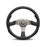 MOMO AUTOMOTIVE ACCESSORIES RCE32BK1B Race 320 Steering Wheel Leather / Airleather