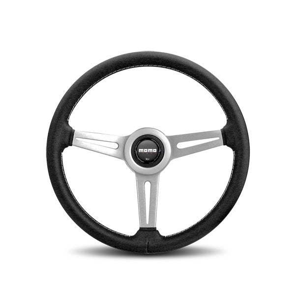 MOMO AUTOMOTIVE ACCESSORIES RET36BK2S Retro Steering Wheel Leather