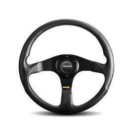 MOMO AUTOMOTIVE ACCESSORIES TUN32BK0B Tuner Steering Wheel Leather