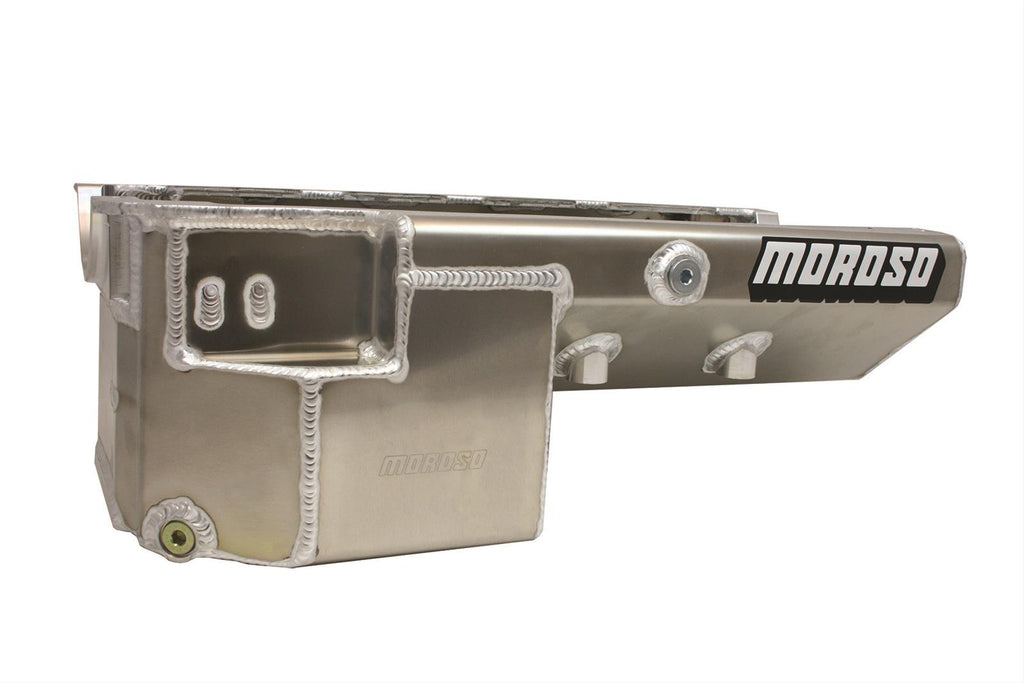 MOROSO 20486 7qt Oil Pan - BBC Gen4 Drag Race