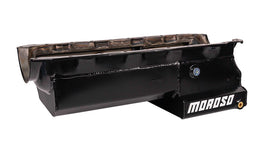 MOROSO 21048 Oil Pan BBC Elim w/Partd Tray Deep F.S.