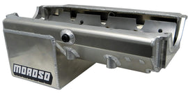 MOROSO 21234 8qt Oil Pan - Alm - SBC Drag Race