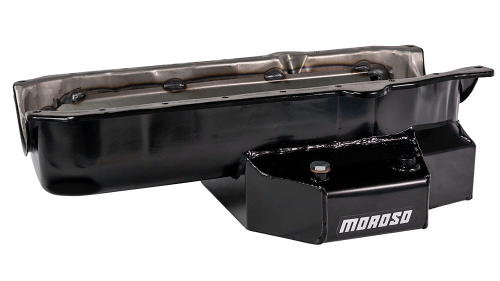 MOROSO 21315 SBC C/T Oil Pan - RH Dipstick