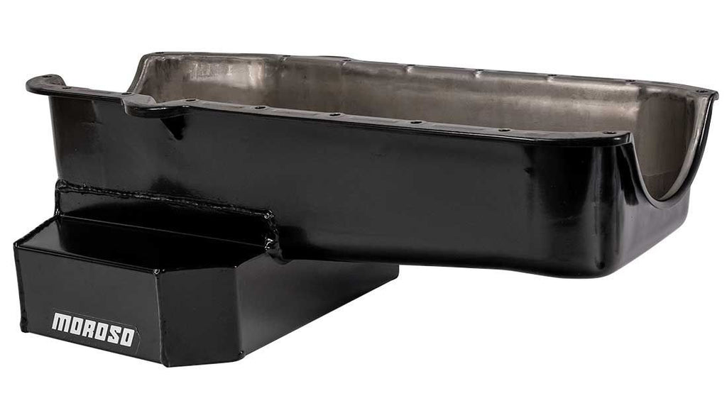 MOROSO 21317 SBC C/T Oil Pan - 7qt. RH Dipstick
