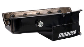 MOROSO 21322 SBC C/T Oil Pan - 7qt. LH Dipstick w/Ins. Bung