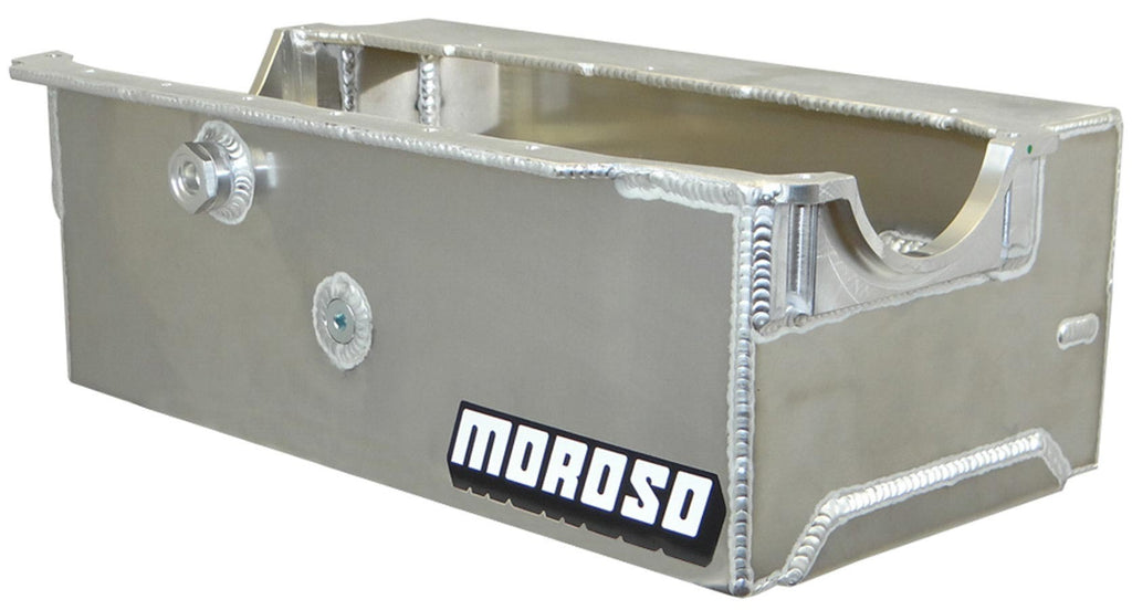 MOROSO 21330 SBC Sprint Car Alum. Oil Pan - Wet Sump 9.5qts.