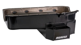 MOROSO 21813 SBC RR 7qt Oil Pan w/LH Dipstick Pre-1980